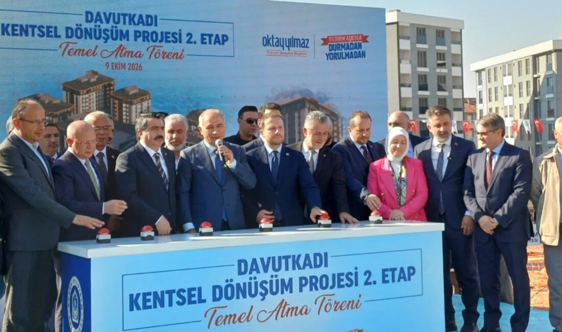 Yıldırım Belediyesi kentsel Davutkadı Kentsel Dönüşüm Projesi kapsamında 2. Etapların