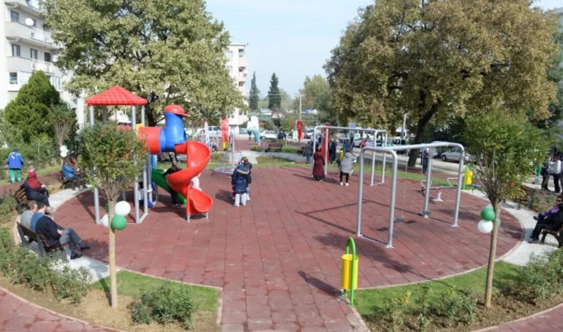 Bursa'nın Osmangazi ilçesine bağlı Kükürtlü Mahallesi'nde, çocuk parklarında yaşandığı belirtilen