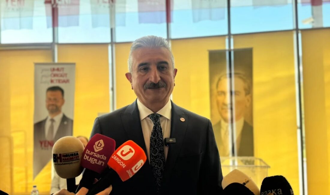 YENİ Parti 1. Olağan Kurulu kapsamında Bursa'da gerçekleştirilen il başkanlığı