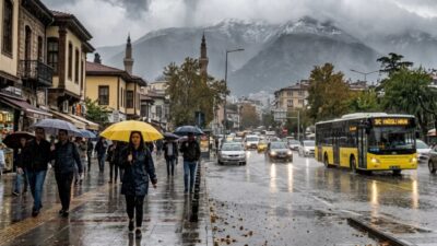 Bursa'da hava durumuna ilişkin dikkat çeken uyarı geldi. Gemlik, Karacabey,