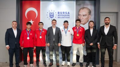 Bursa Büyükşehir Belediye Başkan Vekili Şahin Biba, Balkan Güreş Şampiyonası’nda