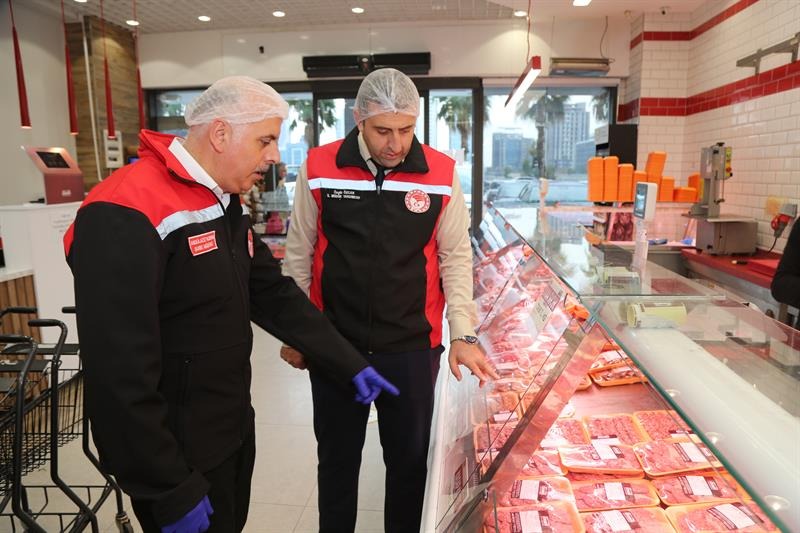 Bursa İl Tarım ve Orman Müdürlüğü ekipleri, kent genelinde et