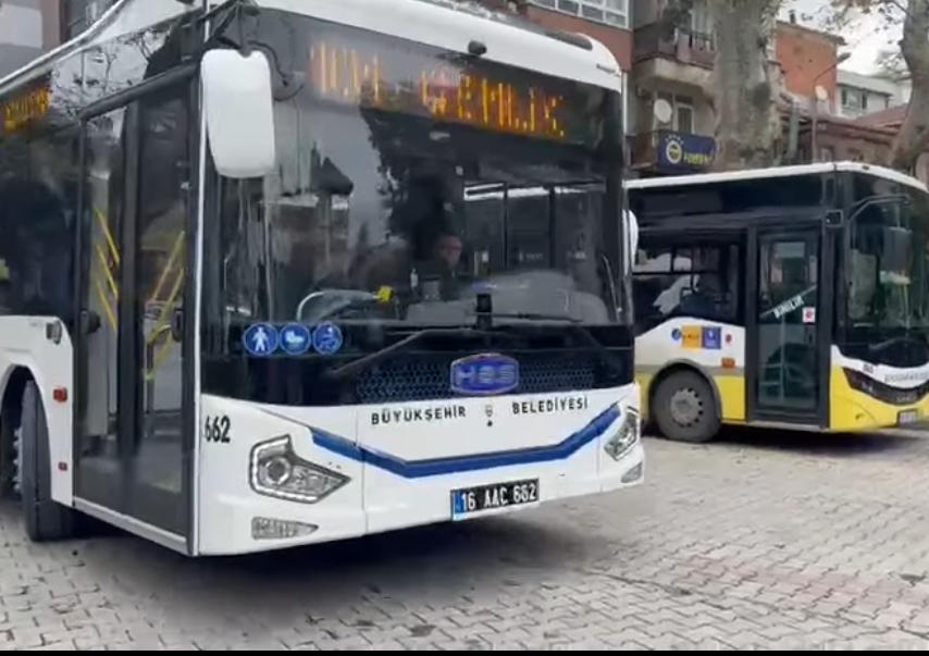 Bursa’nın Gemlik ilçesinde, toplu ulaşımda kullanılması planlanan 21 elektrikli otobüslük
