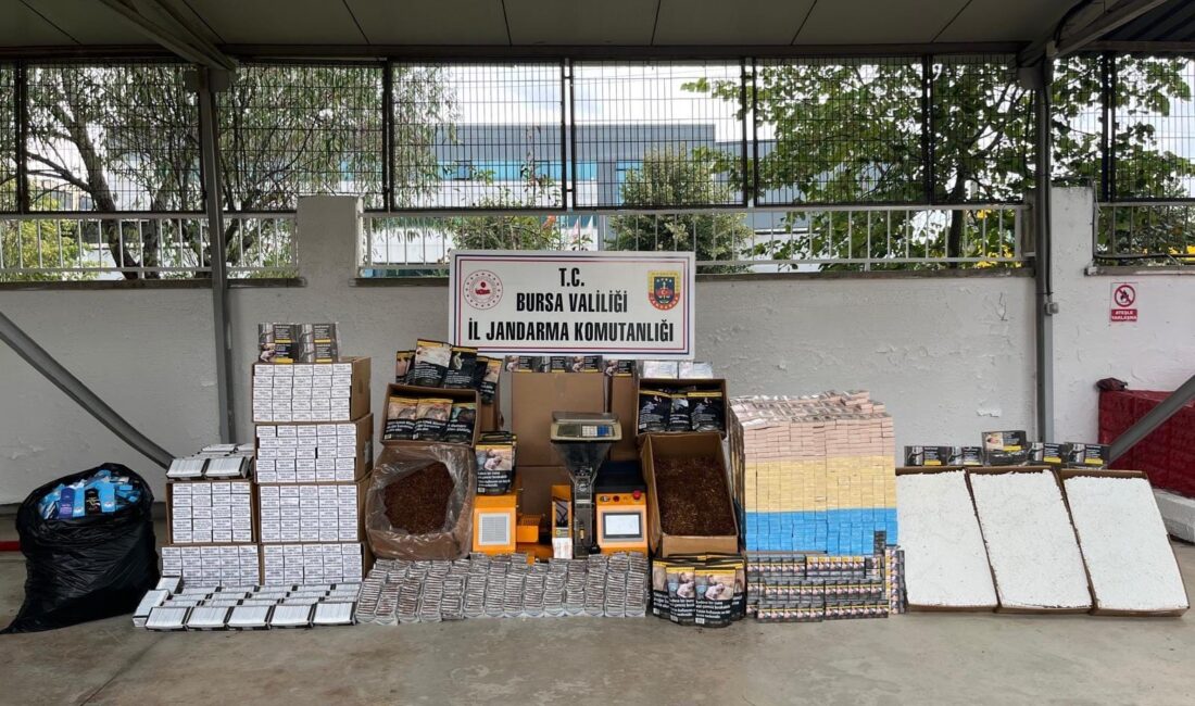 Bursa’nın Nilüfer ve Osmangazi ilçelerinde jandarma ekiplerinin düzenlediği operasyonda, piyasa